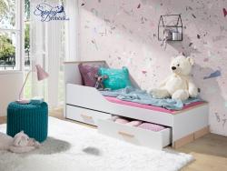 ROSA laminátová nábytková doska detská posteľ so zábranou proti pádu S nosnosťou 100 kg! Obrázok